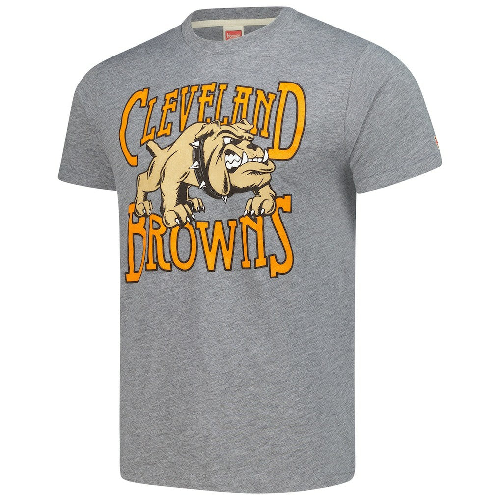 Homage Unisex Tri-Blend Dawg Pound XL Bone Collar T-Shirt - Cleveland Browns