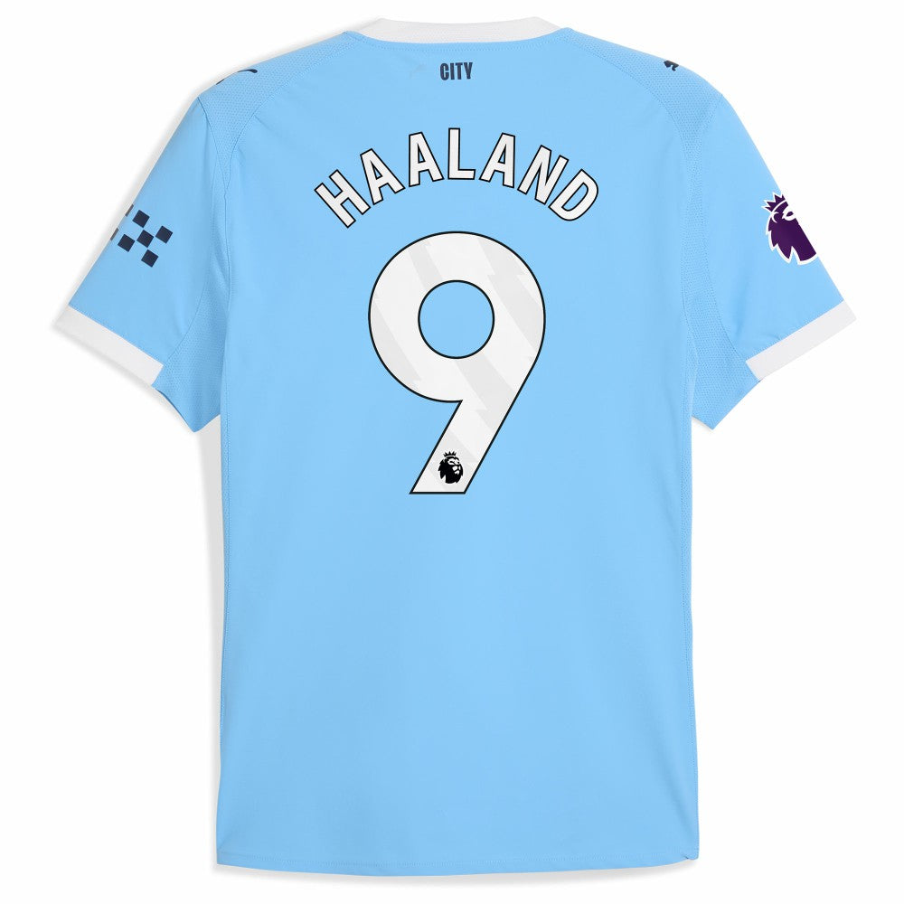 Erling Haaland Manchester City 2025/26 Home Player Jersey - Puma Sky Blue