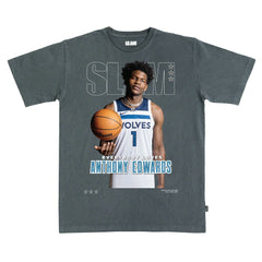 NBA Anthony Edwards Minnesota Timberwolves SLAM Cover T-Shirt