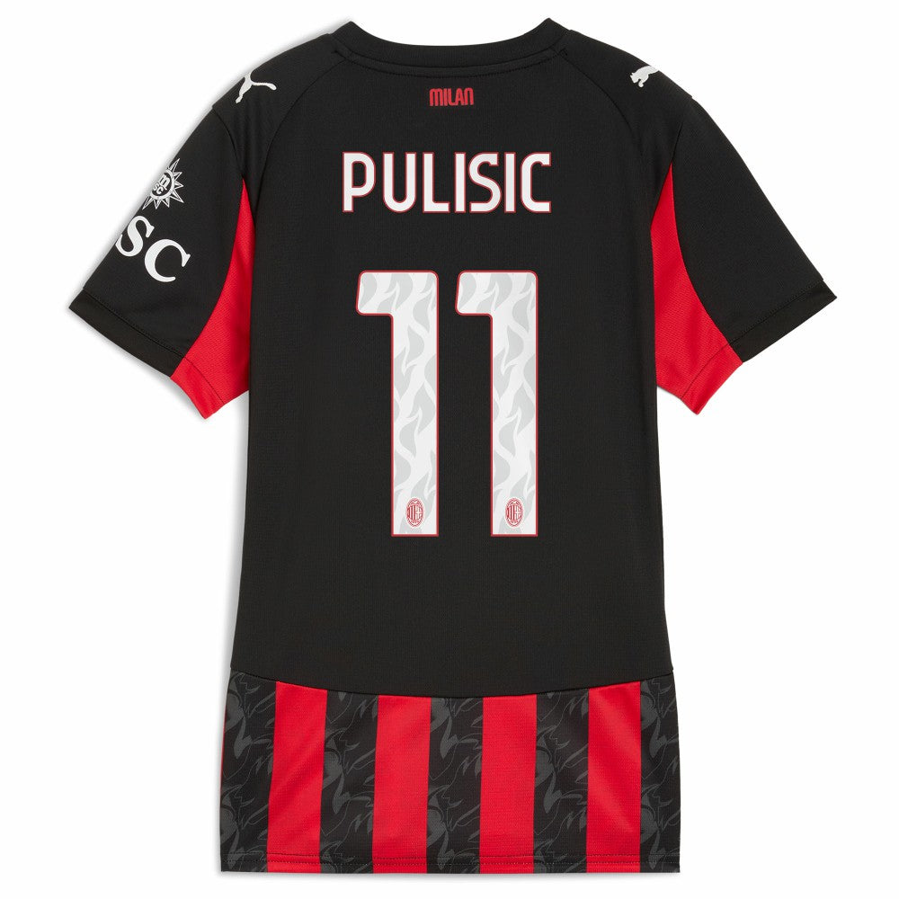 Christian Pulisic AC Milan Women's 2025/26 Home Replica Player Jersey - Puma Red
