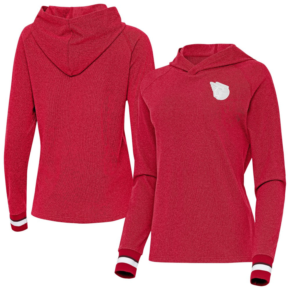 MLB Cleveland Guardians Antigua Women's Trek Pullover Hoodie