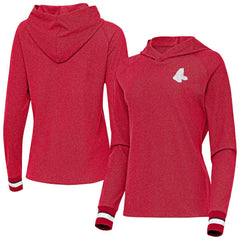 MLB Boston Red Sox Antigua Women's Trek Pullover Hoodie