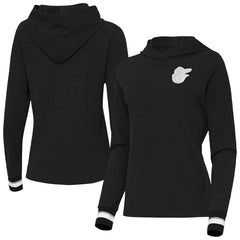 MLB Baltimore Orioles Antigua Women's Trek Pullover Hoodie