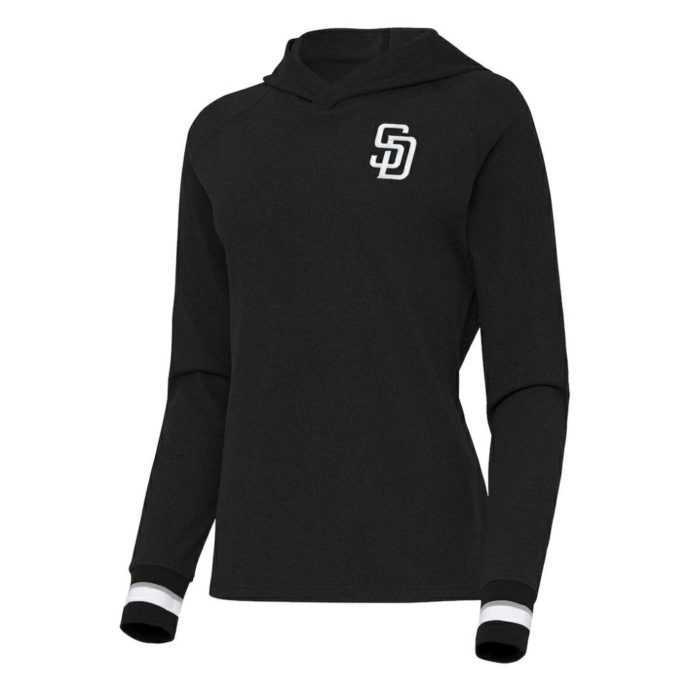 MLB San Diego Padres Antigua Women's Trek Pullover Hoodie