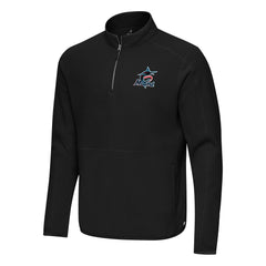 MLB Miami Marlins Antigua Step Up Quarter-Zip Pullover