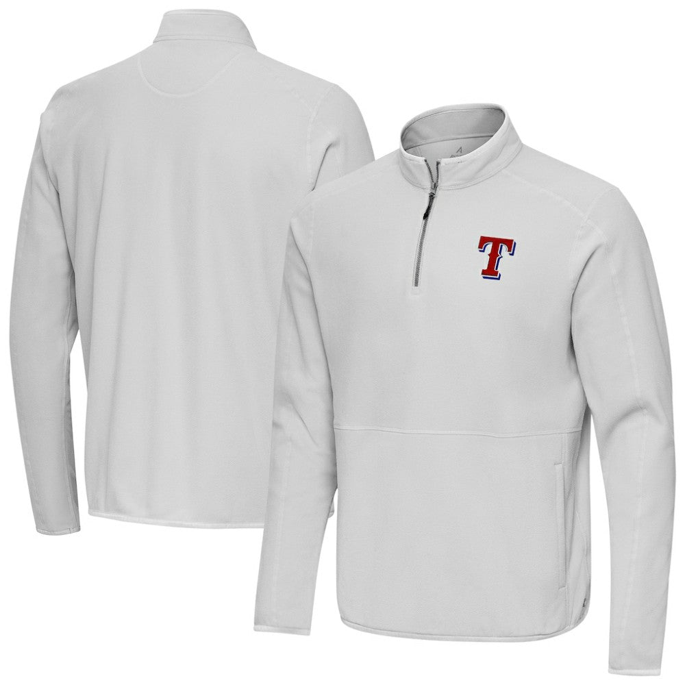 MLB Texas Rangers Antigua Step Up Quarter-Zip Pullover