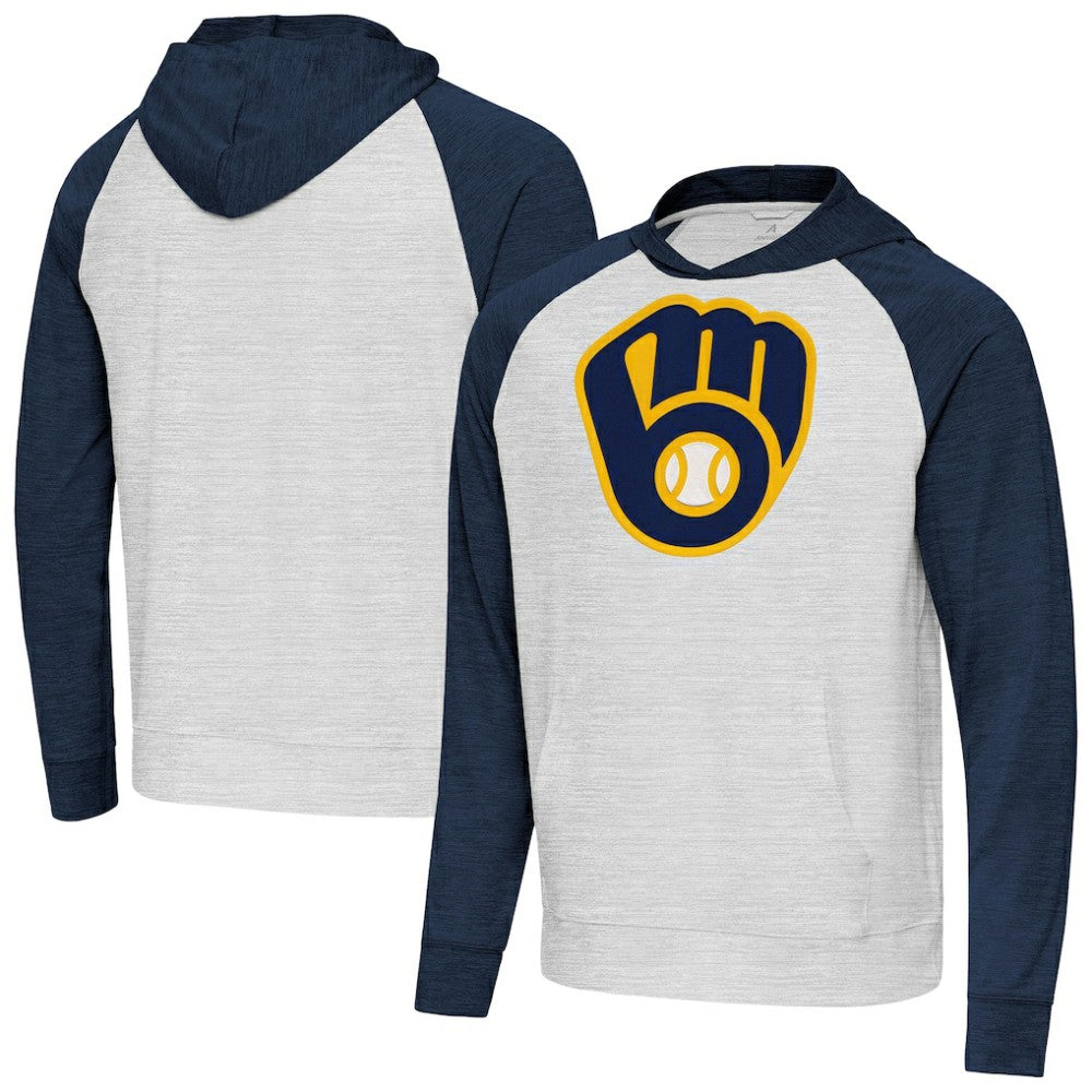 MLB Milwaukee Brewers Antigua Urgent Pullover Hoodie