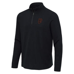 MLB San Francisco Giants Antigua Sync Tri-Blend Quarter-Zip Pullover