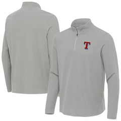 MLB Texas Rangers Antigua Sync Tri-Blend Quarter-Zip Pullover