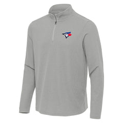 MLB Toronto Blue Jays Antigua Sync Tri-Blend Quarter-Zip Pullover