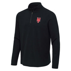 MLB New York Mets Antigua Sync Tri-Blend Quarter-Zip Pullover