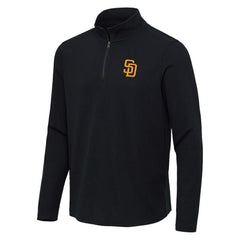 MLB San Diego Padres Antigua Sync Tri-Blend Quarter-Zip Pullover