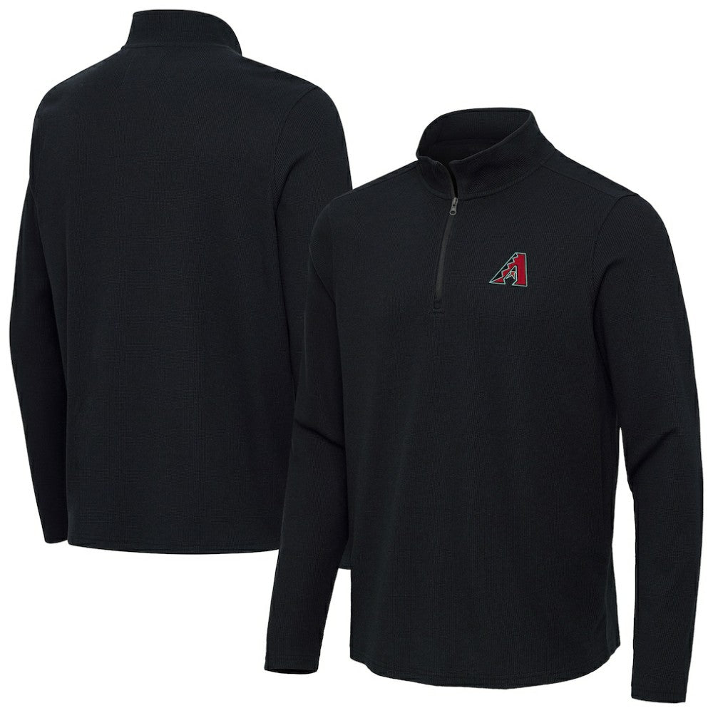 MLB Arizona Diamondbacks Antigua Sync Tri-Blend Quarter-Zip Pullover