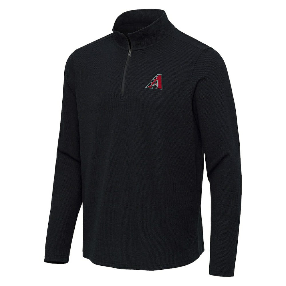 MLB Arizona Diamondbacks Antigua Sync Tri-Blend Quarter-Zip Pullover