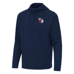 MLB Cleveland Guardians Antigua Connected Quarter-Zip Pullover Hoodie