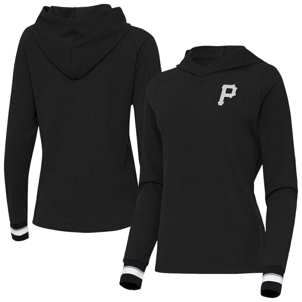 MLB Pittsburgh Pirates Antigua Women's Trek Pullover Hoodie
