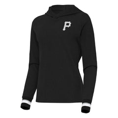 MLB Pittsburgh Pirates Antigua Women's Trek Pullover Hoodie