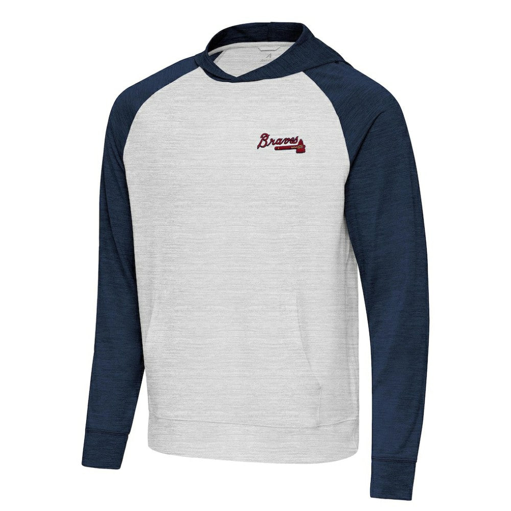 MLB Atlanta Braves Antigua Urgent Pullover Hoodie