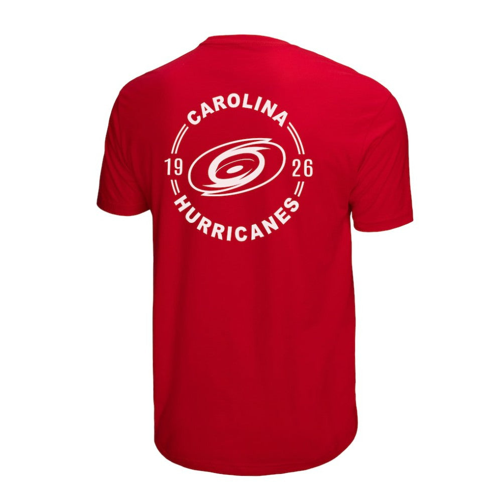 NHL Red Carolina Hurricanes Mitchell & Ness Core Penalty Box 3.0 T-Shirt