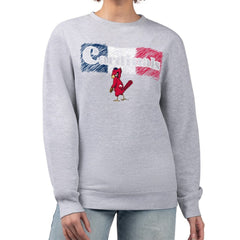 MLB St. Louis Cardinals Starter Women's Team Color Shading Fleece Pullover Sweatshirt
