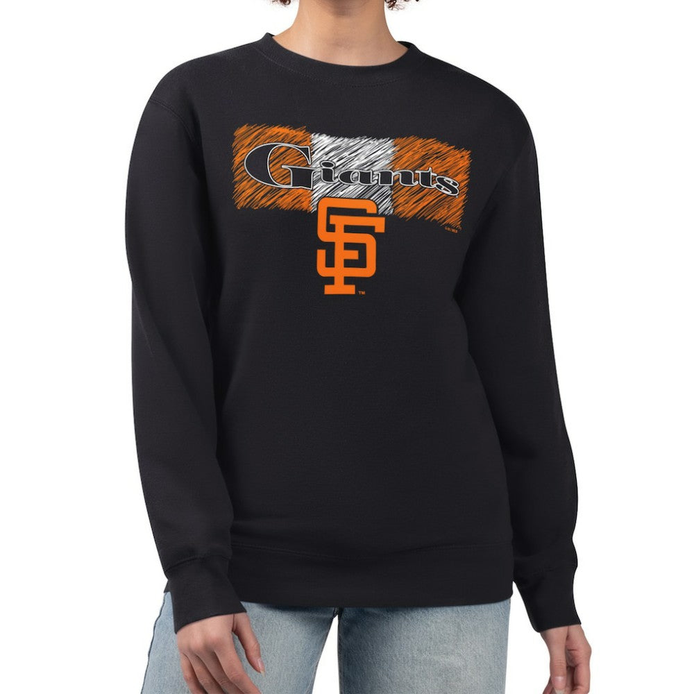 MLB San Francisco Giants Starter Women's Team Color Shading Fleece Pullover Sweatshirt