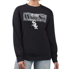 MLB Chicago White Sox Starter Women's Team Color Shading Fleece Pullover Sweatshirt