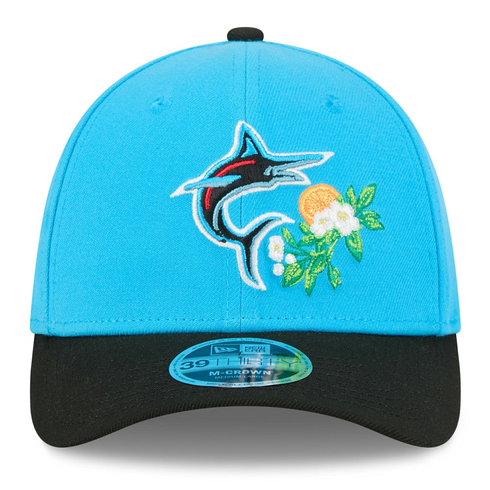 MLB Miami Marlins New Era 2026 Spring Training M-Crown 39THIRTY Flex Hat