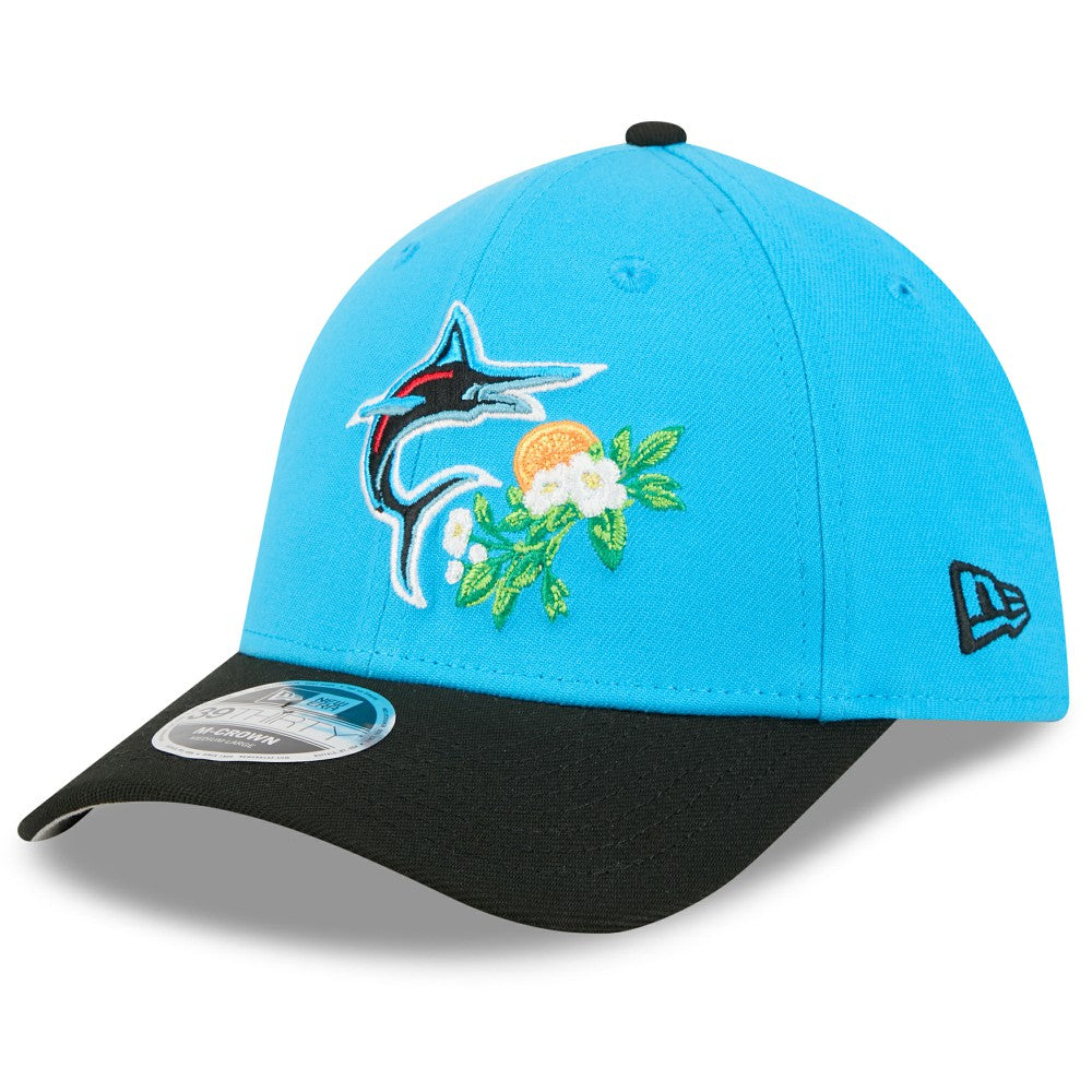 MLB Miami Marlins New Era 2026 Spring Training M-Crown 39THIRTY Flex Hat