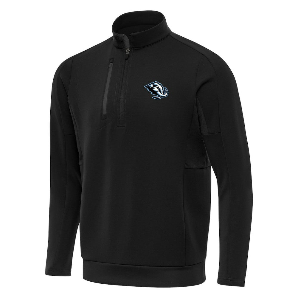 NHL Black Utah Mammoth Antigua Generation Quarter-Zip Pullover