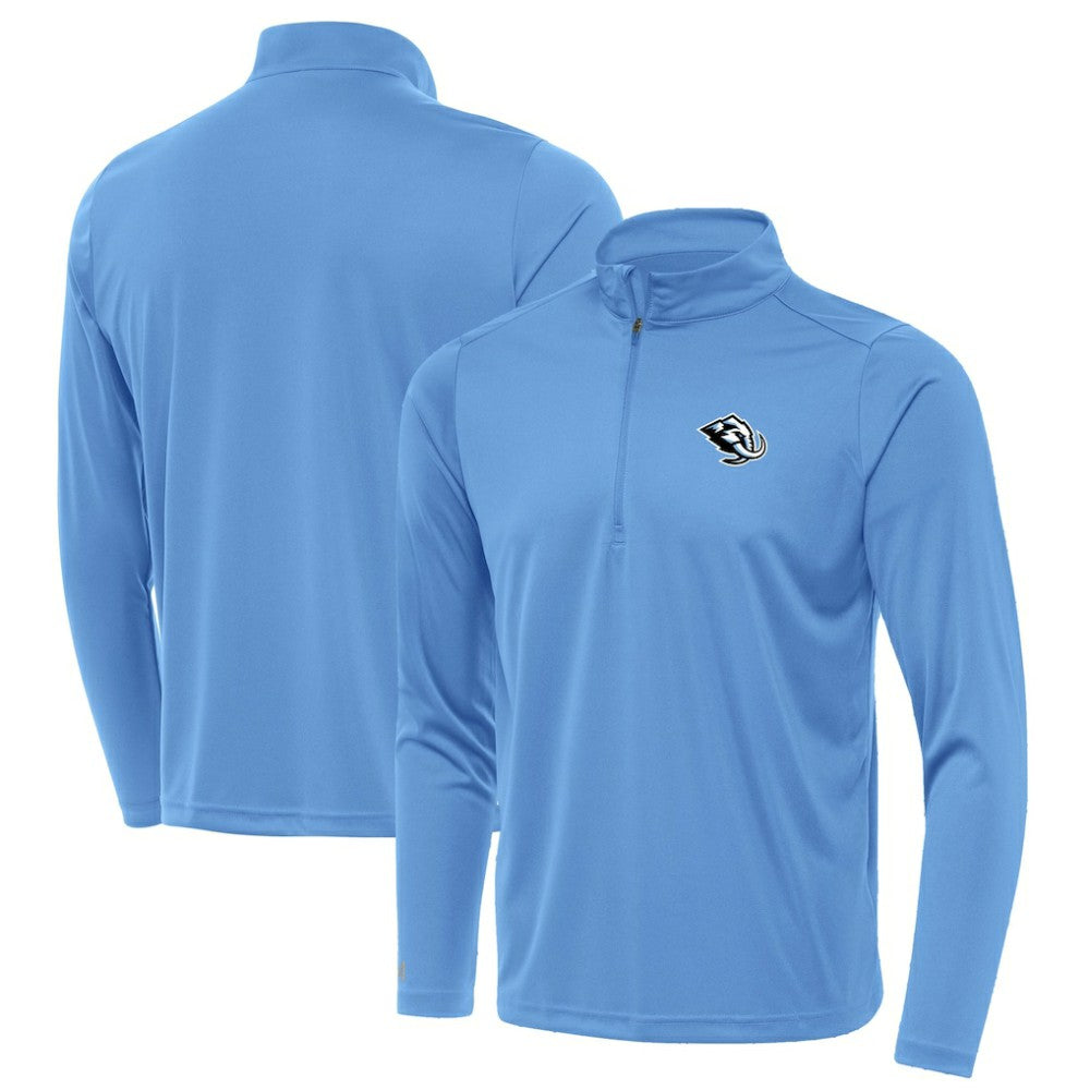 NHL Powder Blue Utah Mammoth Antigua Tribute Quarter-Zip Pullover