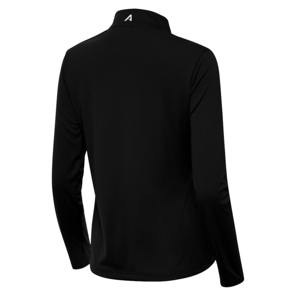 NHL Black Utah Mammoth Antigua Women's Tribute Half-Zip Pullover