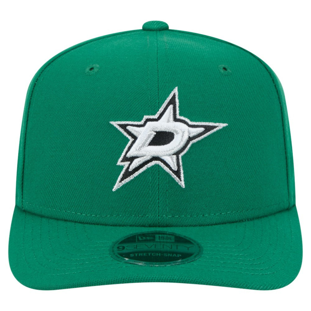 NHL Kelly Green Dallas Stars New Era Logo Basic 9SEVENTY Adjustable Hat