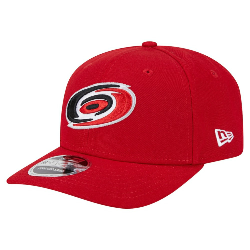 NHL Red Carolina Hurricanes New Era Logo Basic 9SEVENTY Adjustable Hat