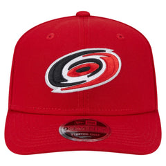 NHL Red Carolina Hurricanes New Era Logo Basic 9SEVENTY Adjustable Hat