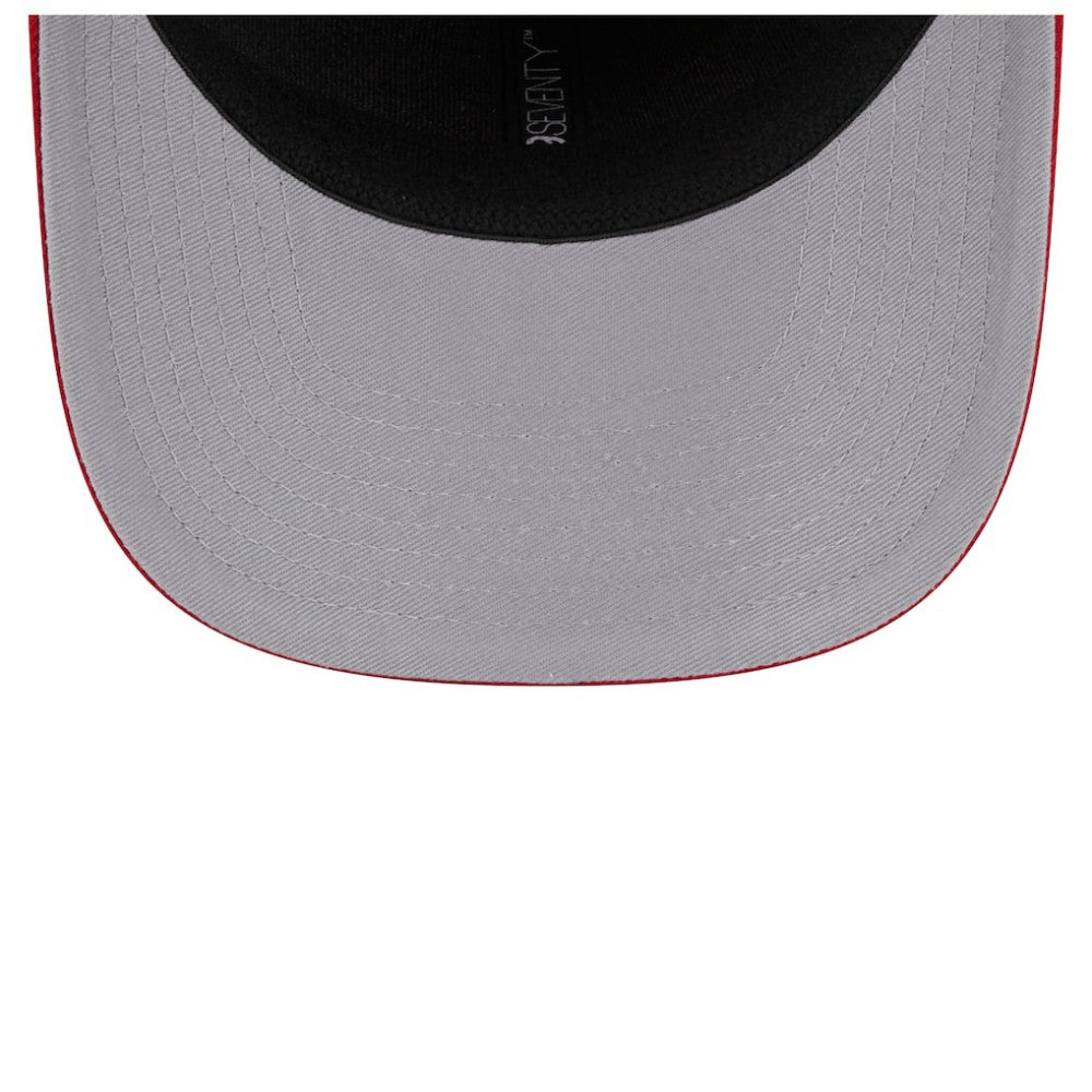 NHL Red Carolina Hurricanes New Era Logo Basic 9SEVENTY Adjustable Hat
