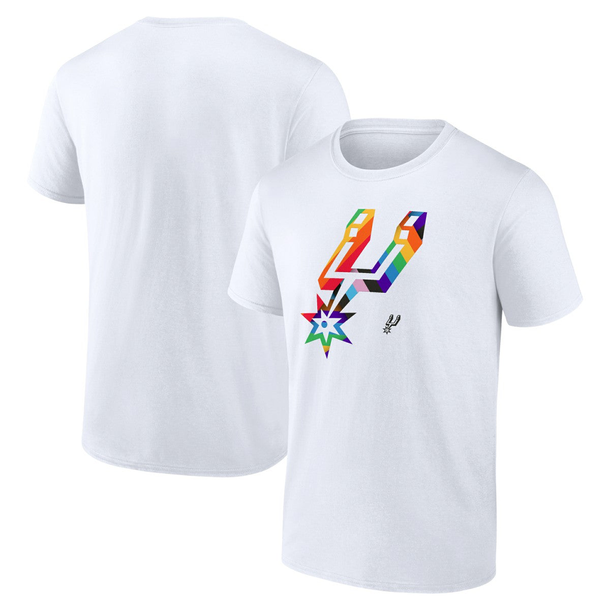 NBA San Antonio Spurs Team Logo Pride T-Shirt