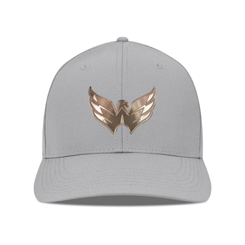 NHL Gray Washington Capitals Levelwear Rise Copper Insignia Flex Hat