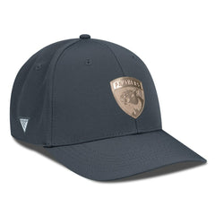 NHL Charcoal Florida Panthers Levelwear Rise Copper Insignia Flex Hat