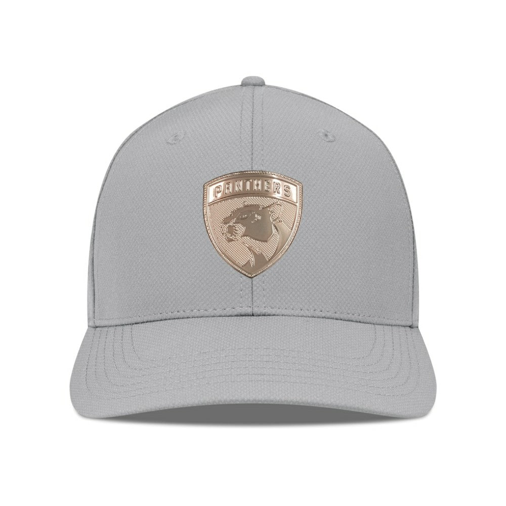 NHL Gray Florida Panthers Levelwear Rise Copper Insignia Flex Hat