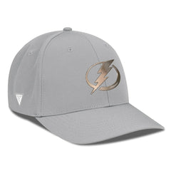 NHL Gray Tampa Bay Lightning Levelwear Rise Copper Insignia Flex Hat