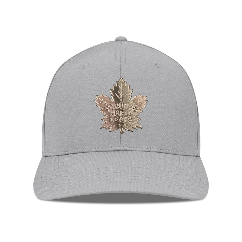 NHL Gray Toronto Maple Leafs Levelwear Rise Copper Insignia Flex Hat