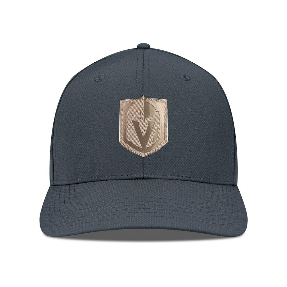 NHL Charcoal Vegas Golden Knights Levelwear Rise Copper Insignia Flex Hat