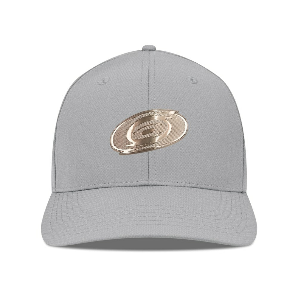 NHL Gray Carolina Hurricanes Levelwear Rise Copper Insignia Flex Hat