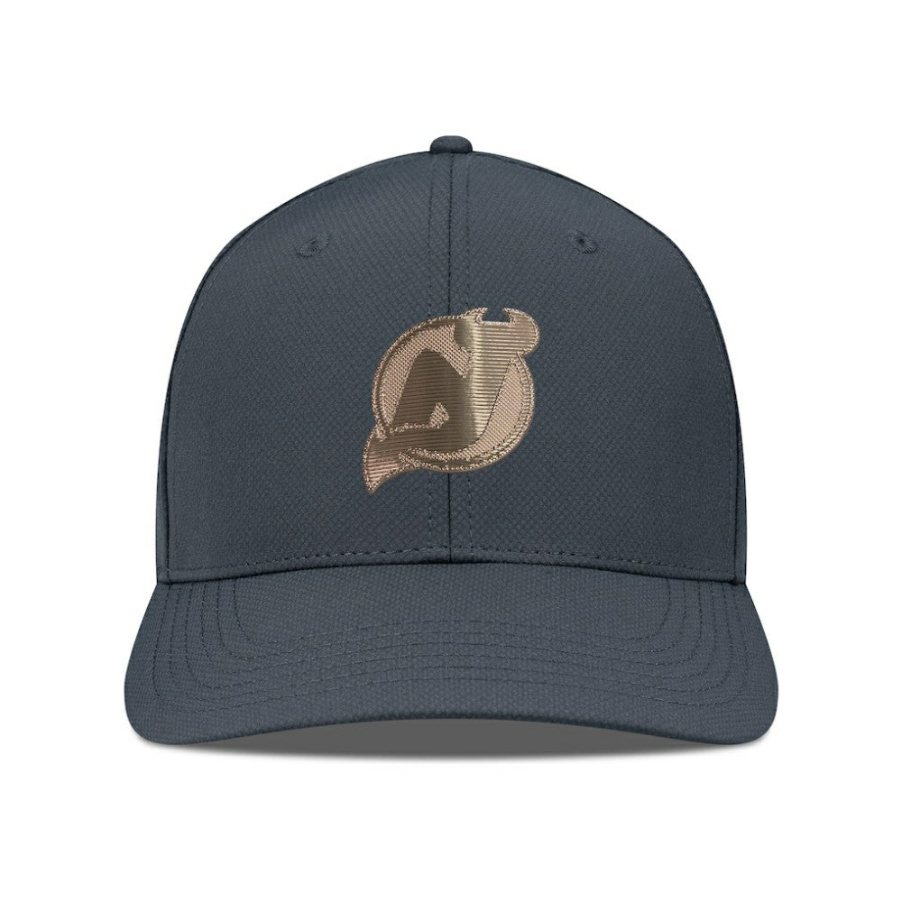 NHL Charcoal New Jersey Devils Levelwear Rise Copper Insignia Flex Hat