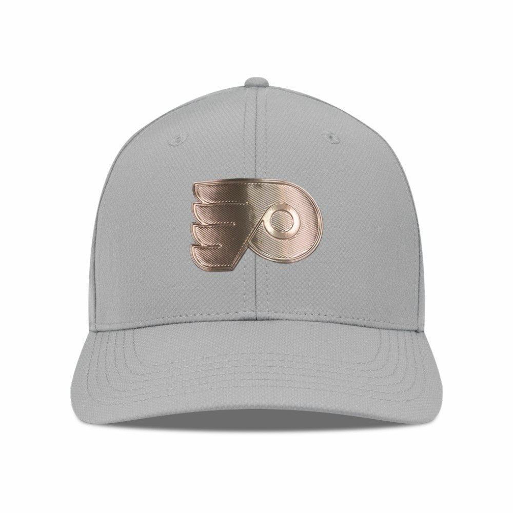 NHL Gray Philadelphia Flyers Levelwear Rise Copper Insignia Flex Hat