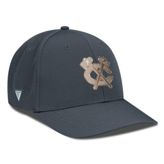 NHL Charcoal Chicago Blackhawks Levelwear Rise Copper Insignia Flex Hat