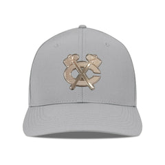 NHL Gray Chicago Blackhawks Levelwear Rise Copper Insignia Flex Hat