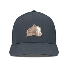 NHL Charcoal Colorado Avalanche Levelwear Rise Copper Insignia Flex Hat