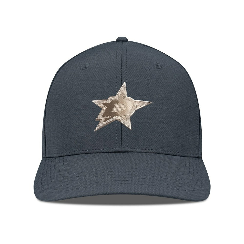 NHL Charcoal Dallas Stars Levelwear Rise Copper Insignia Flex Hat