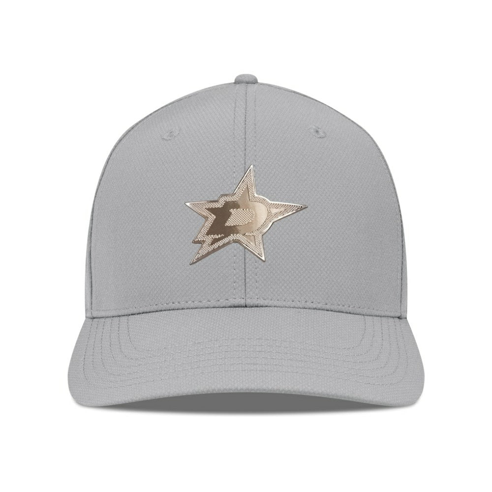 NHL Gray Dallas Stars Levelwear Rise Copper Insignia Flex Hat